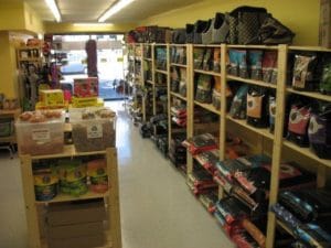 Nourritures en boutiques