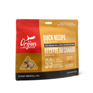 Gâteries Orijen lyophilisées pour chat au canard