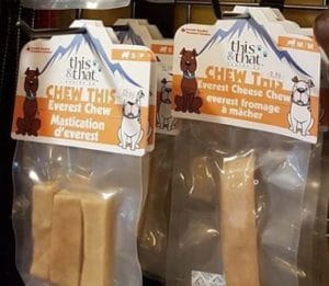 Baton à mastiquer au lait de yak