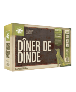 Big Country Raw, Dîner de Dinde, 4 X 1lb