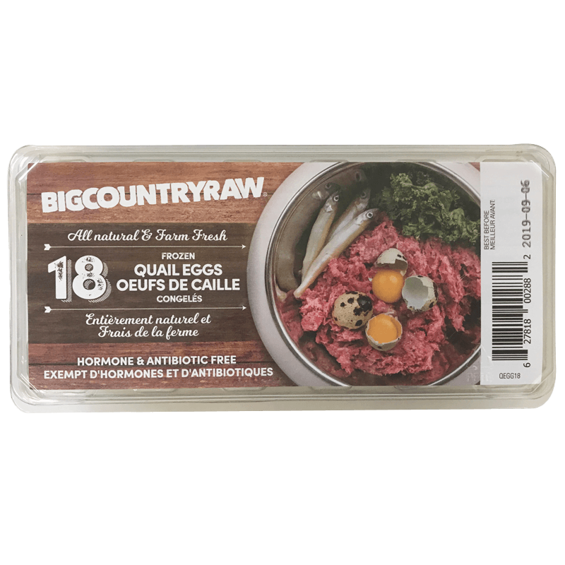 Big Country Raw, 18 Œufs de cailles