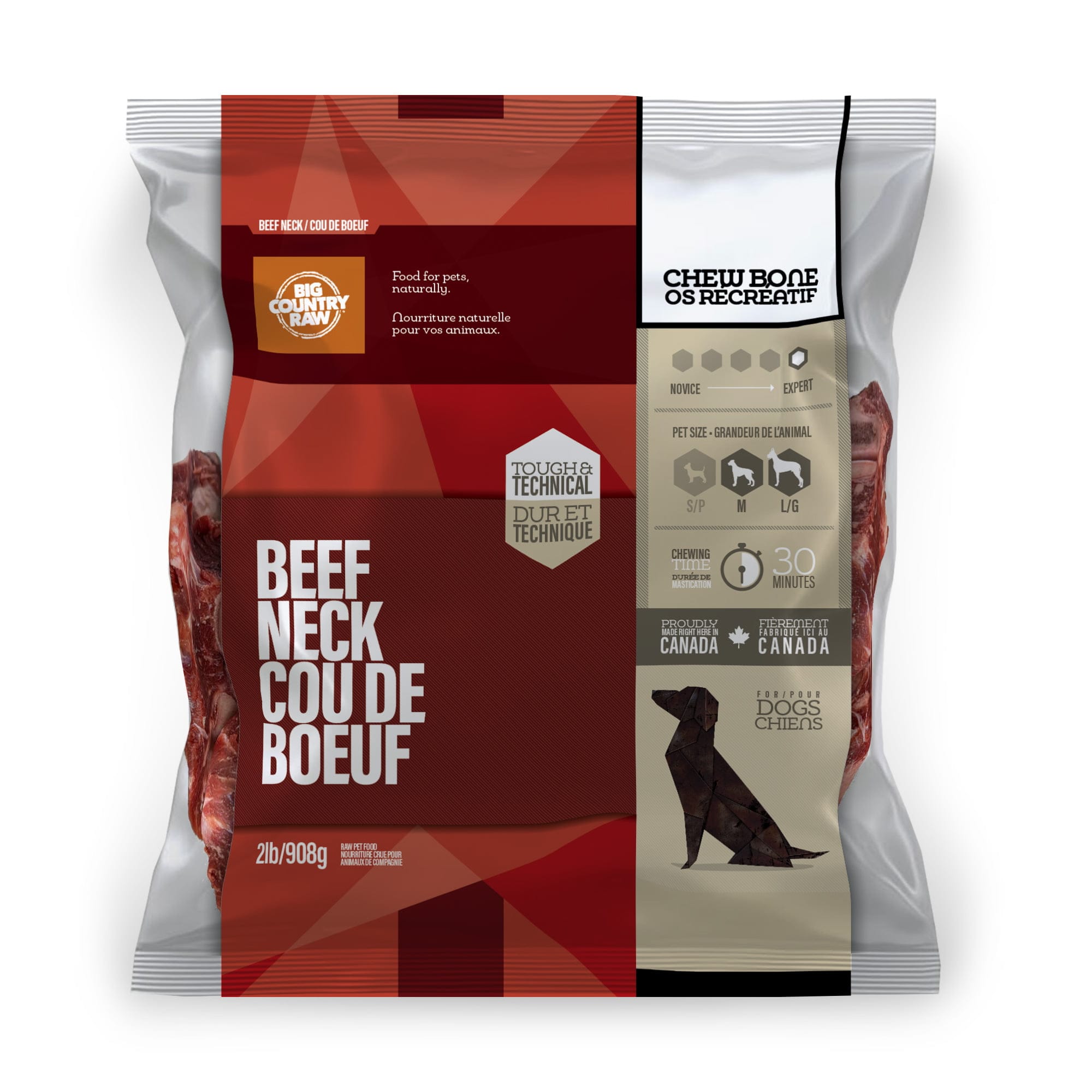 Big Country Raw, Cou de Bœuf, 2lb
