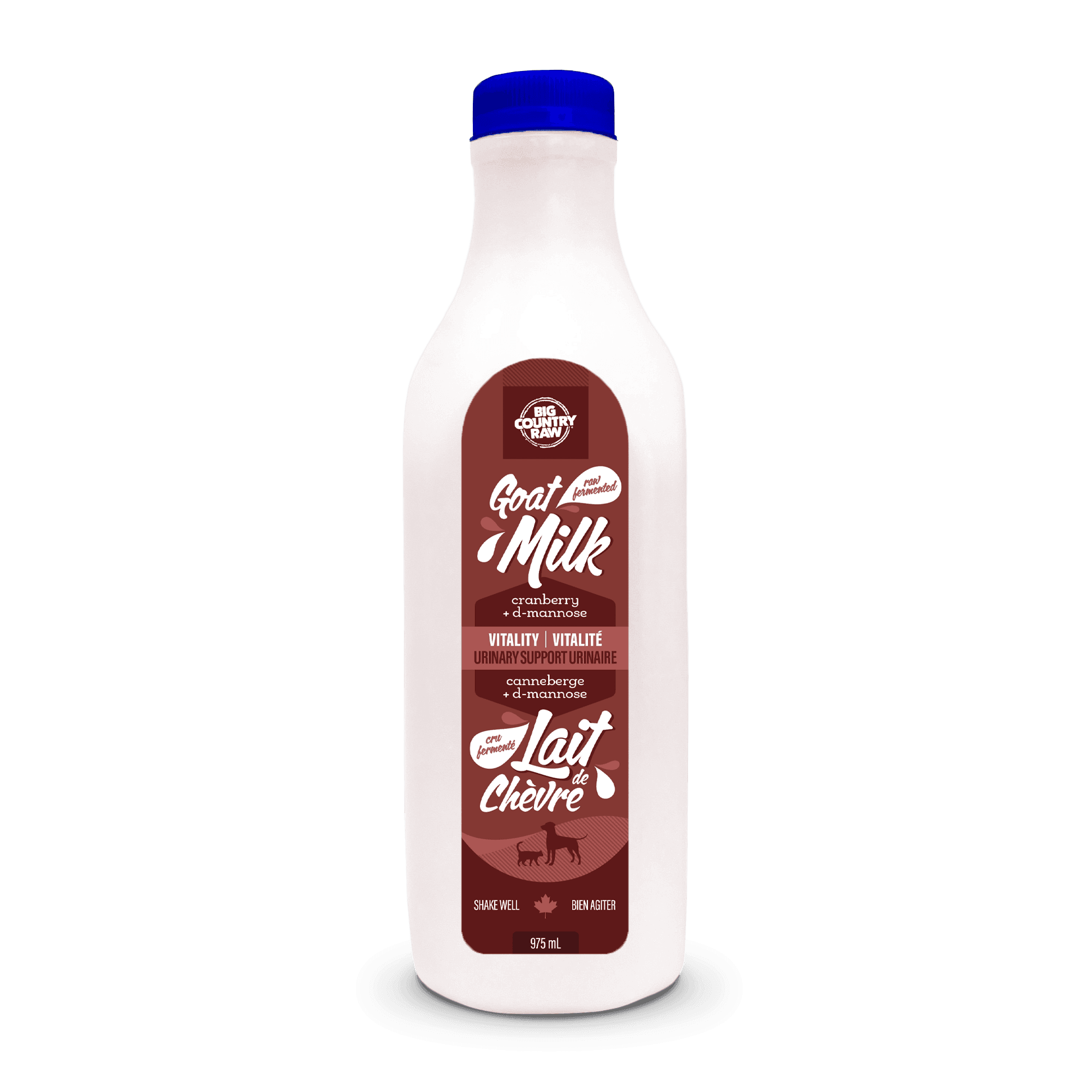 Big Country Raw, Lait de chèvre, VITALITÉ, 975ml