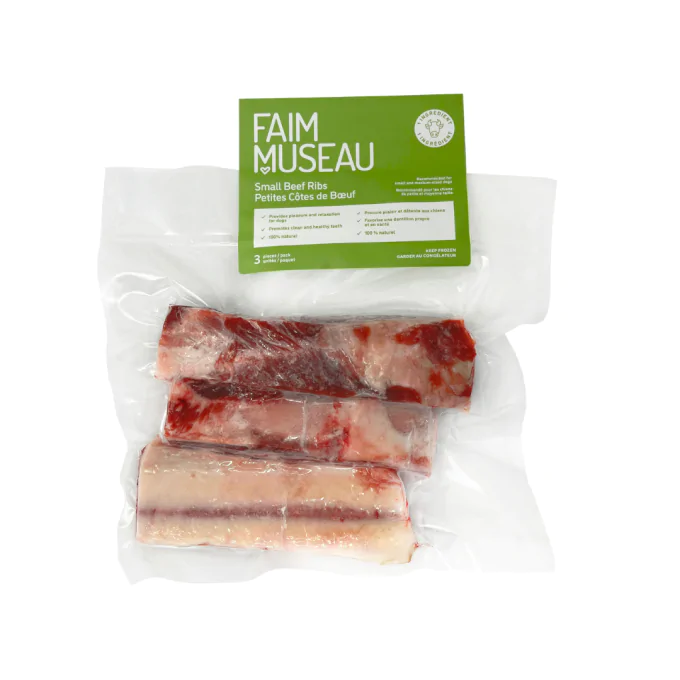 3 petites côtes de boeuf Faim Museau