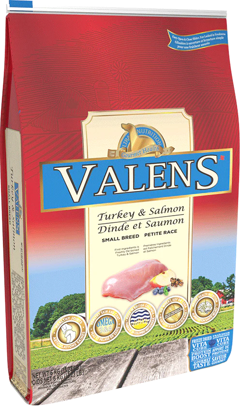 Valens Dinde et Saumon pour petites races de chien