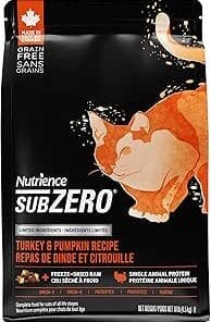 Nutrience SubZERO à ingrédients Limités, Dinde et citrouilles pour Chat