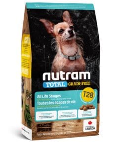 Nutram, T28 pour Chiens MINI Sans grains au Saumon et à la truite