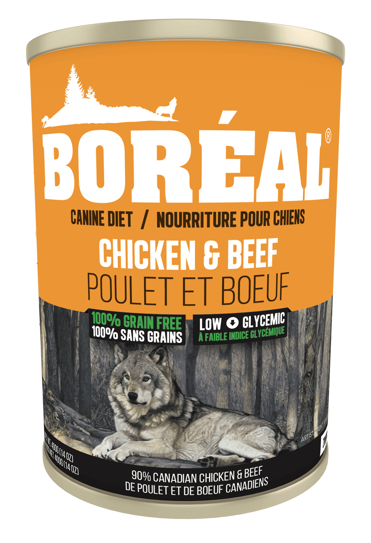 Boréal, Conserve au poulet et au bœuf, 690g