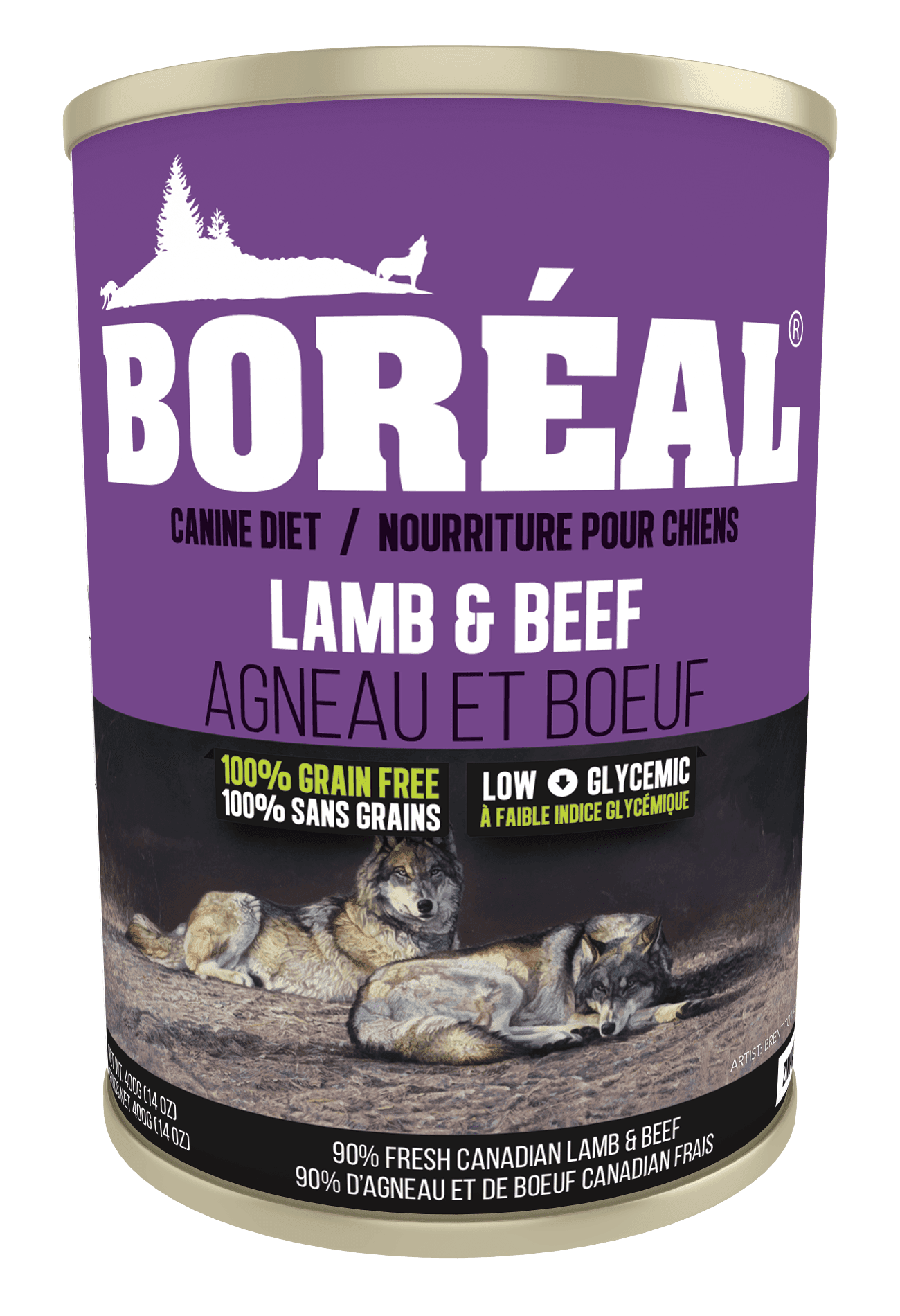 Boréal, Conserve à l'agneau et au bœuf, 690g