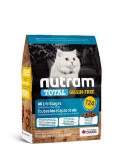 Nutram Nourriture T24 pour Chat sans Grains Saumon et truite