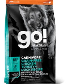 go! Solutions Carnivore, Poulet, Dinde et Canard pour chiens adultes