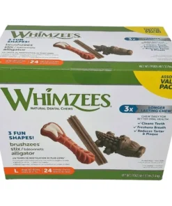 Alternative view of Whimzees, Boite Valeur pour Grands chiens, 24 Morceaux