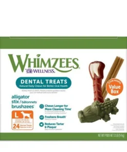 Whimzees, Boite Valeur pour Grands chiens, 24 Morceaux