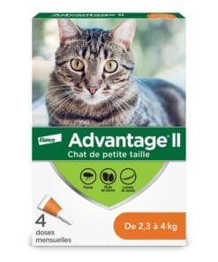 Advantage II, Protection pour chat de 2.3 kg à 4 kg