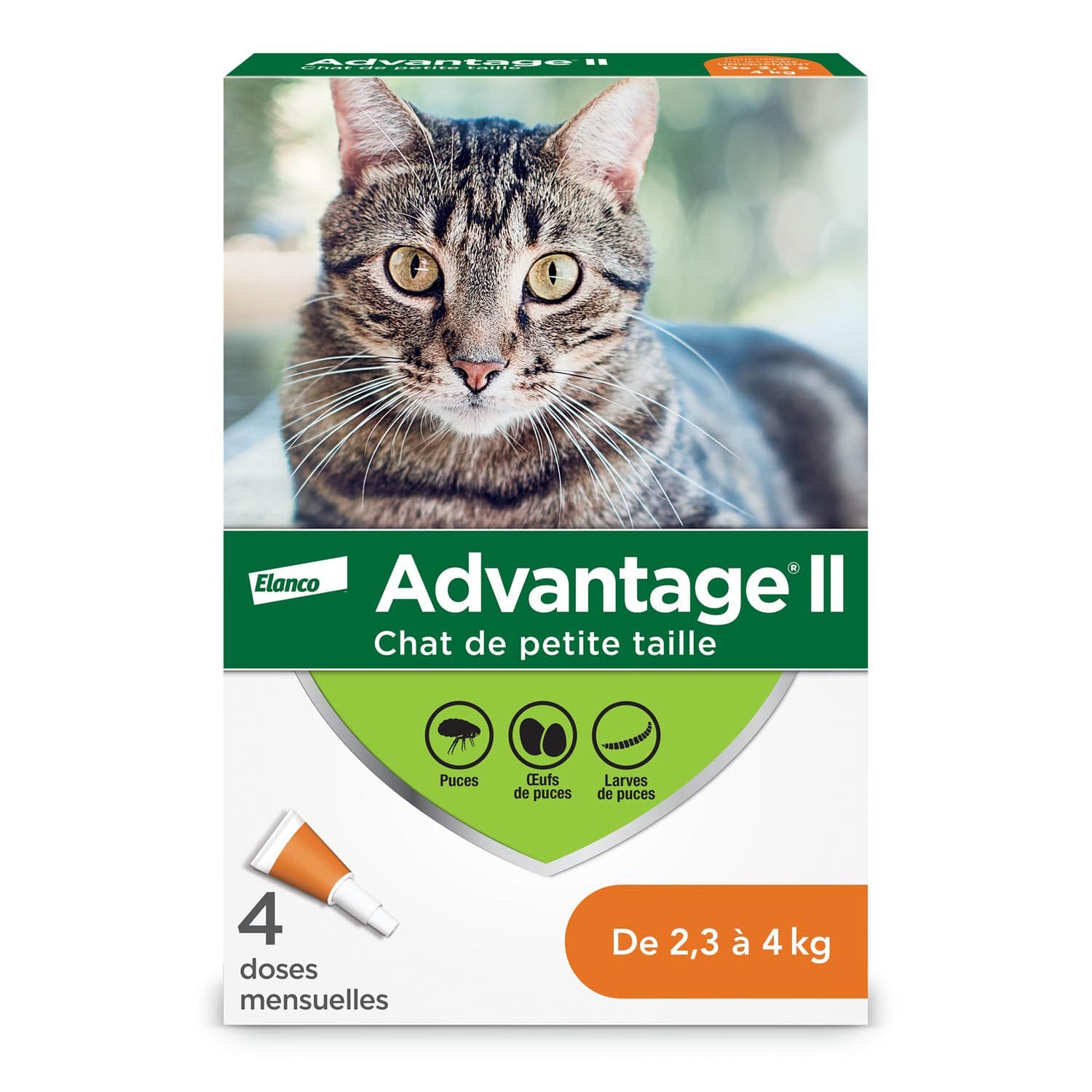 Advantage II, Protection pour chat de 2.3 kg à 4 kg