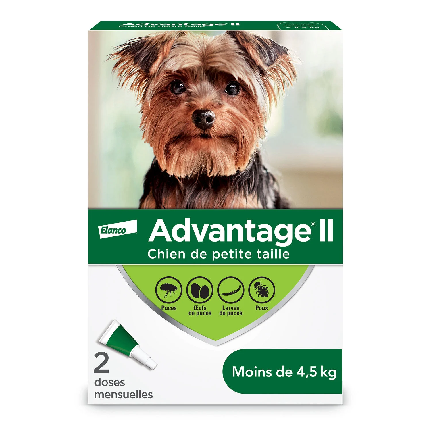 Advantage II, Protection pour les chiens de moins de 4.5kg