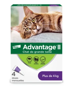 Advantage II, Protection pour chat de 4 kg et plus