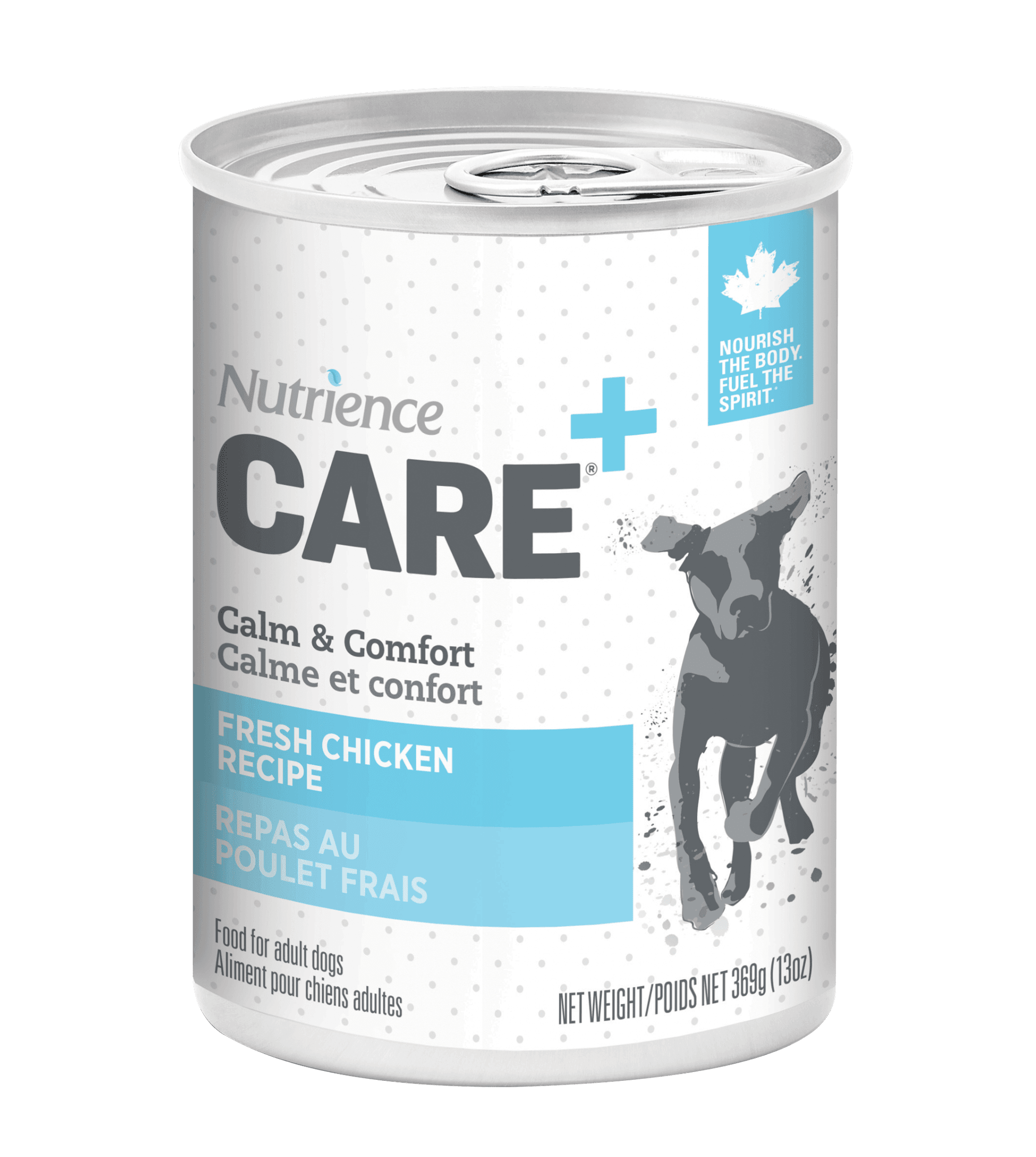 Nutrience CARE+ Nourriture Calme et confort pour chiens, 369g