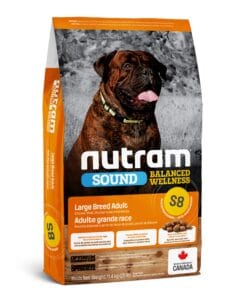 Nutram, S8 au Poulet et Avoine pour Chiens Grandes Races, 11.4 kg