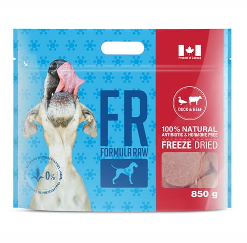 Formula Raw, Canard & Bœuf lyophilisé pour chiens