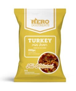 Hero, Mini osselets de Dinde, 100 pièces