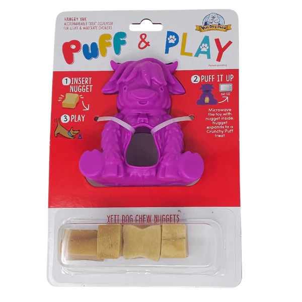 Yeti Pet, Puff & Play, Jouet et morceaux de Fromage de Yak