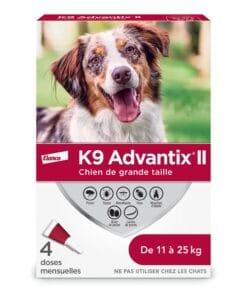 K9 advantix II pour chiens de 11 kg à 25 kg