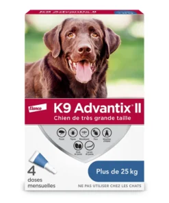 K9 advantix II pour les chiens de 25 kg et plus