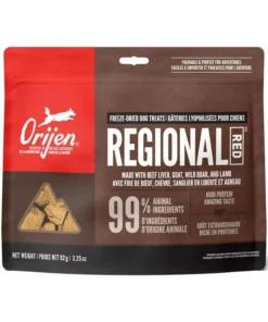 Orijen, Gâterie Regional Red (Viandes Rouges), 92g