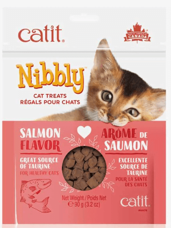 Catit Nibbly Arôme de saumon, 90g