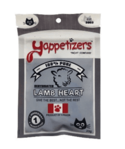 Yappetizers Chat, Coeur d'agneau, 20g