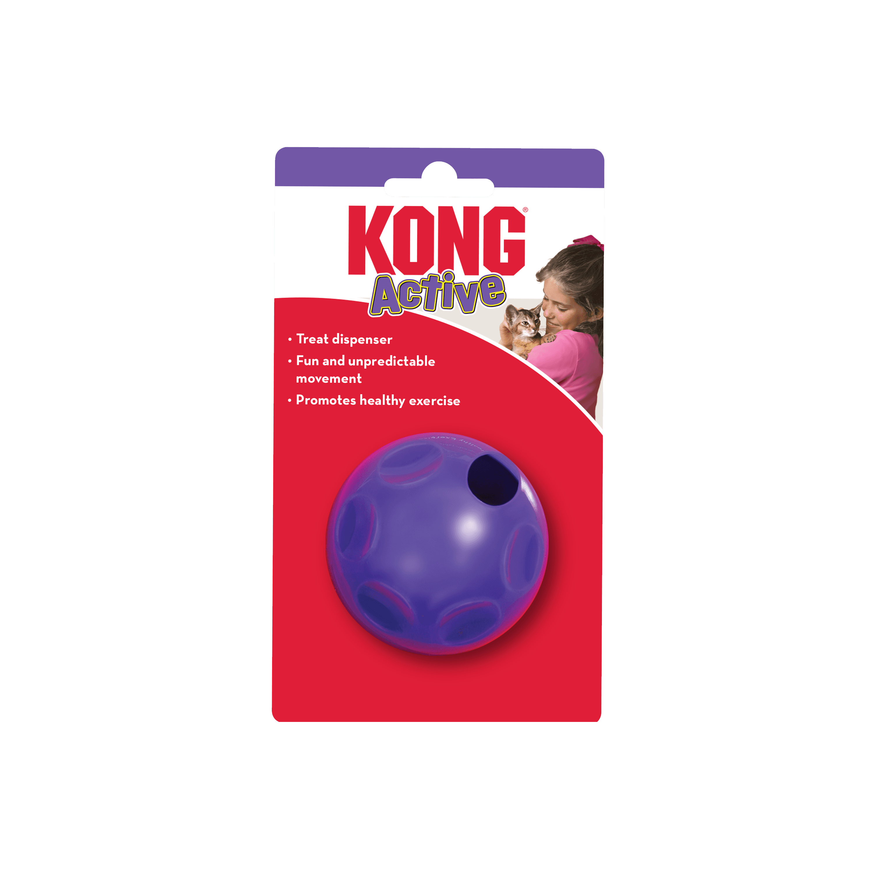 Kong, Balle distributrice de gâteries pour chat