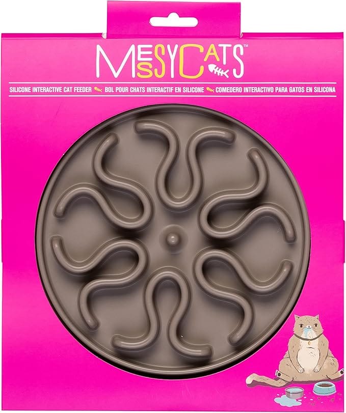 Messy Cats, Grand Bol ralentisseur pour Chat – Image 3