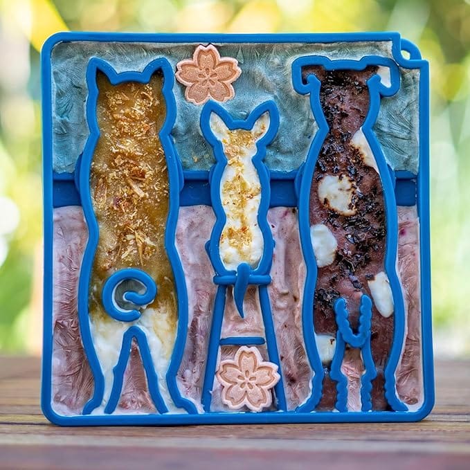 sodapup, Plateau à lécher Bleu - Chien et chat – Image 3