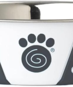 Petrageous, Bol en acier inoxydable Blanc et bleu de 6.5 Tasses