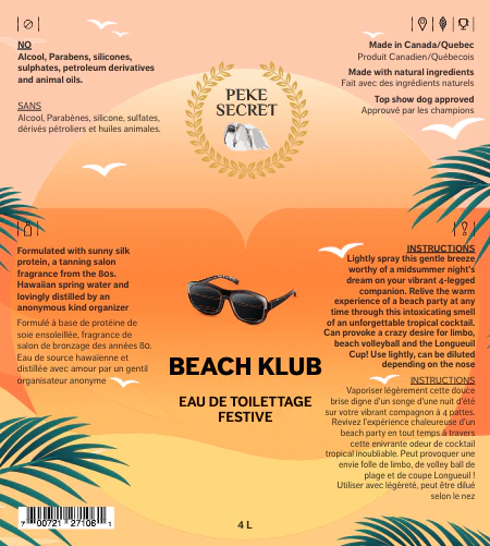 PEKE SECRET, Beach Klub, 120ml – Image 2
