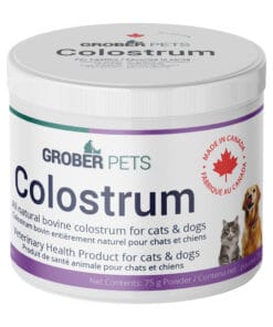 Grober, Colostrum Bovin en poudre pour Chien et Chat, 75g