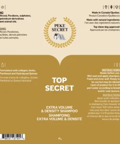 PEKE SECRET, TOP Secret, Shampoing naturel, 500ml
