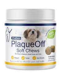 PlaqueOff, 45 Gâteries molles de soins dentaire pour Chiens, 112.5g