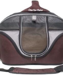 One for pets, The cozy Carrier, Gris et Brun, Petit
