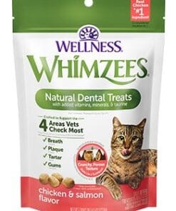 Whimzees, Gâteries dentaires pour Chat, Poulet/Saumon,127g