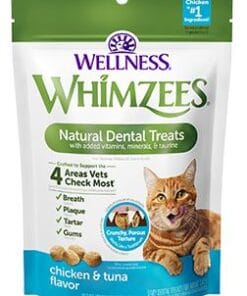 Whimzees, Gâteries dentaires pour Chat au Poulet/Thon, 127g