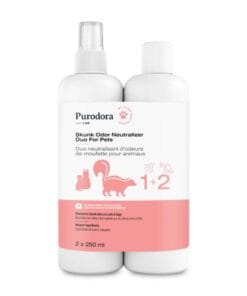 Purodora Lab, Duo neutralisant pour odeur de moufette, 2x237ml
