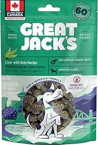 Great Jack's, Gâteries au Foie et Algues marines, 198g